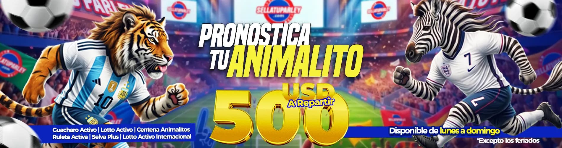 Slider Loterias Animalito VEN