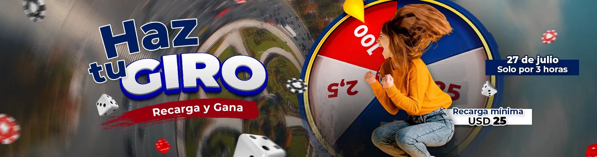 Slider ruleta USD