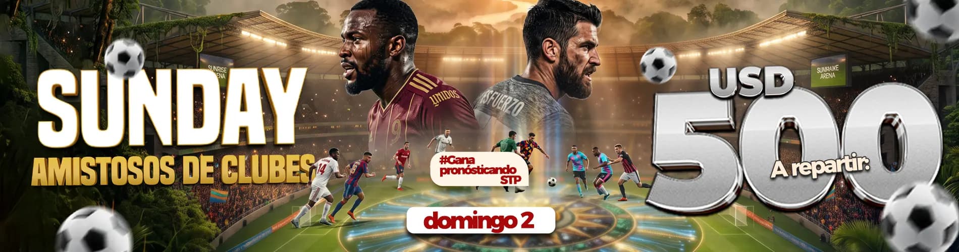 Slider Sunday amistsos de clubes VEN