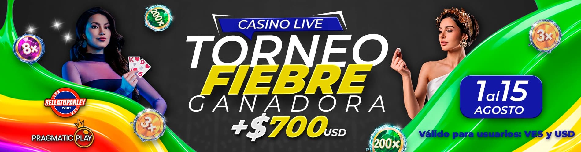 Pragmatic Fiebre Ganadora Casino en Vivo VEN