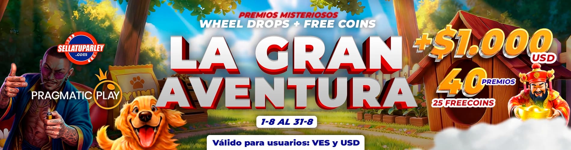 La Gran aventura slots Pragmatic VEN