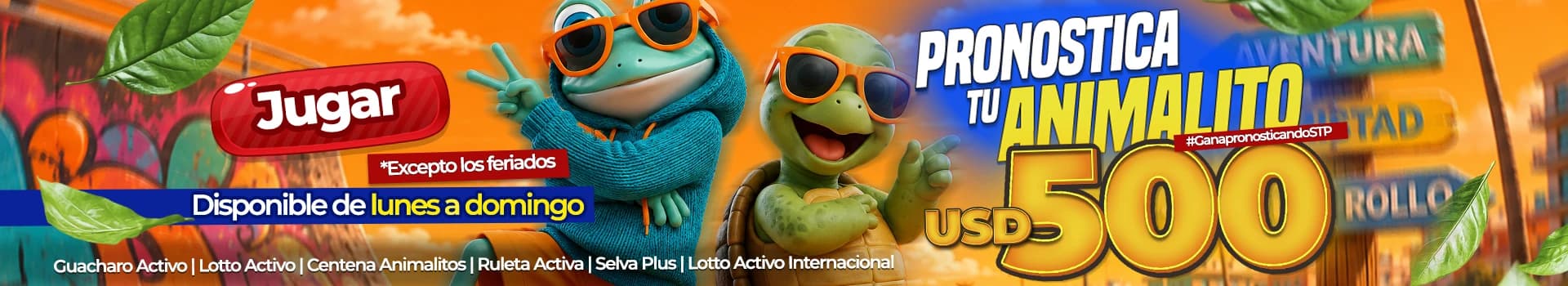 Slider Loterias Animalito VEN