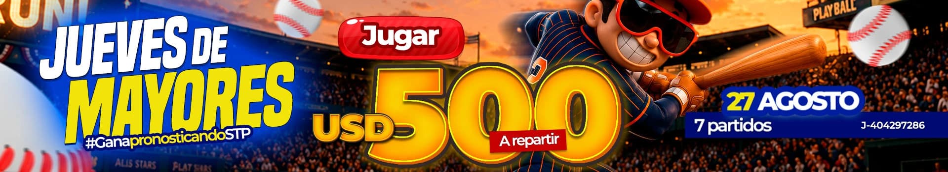Slider MLB Jueves de Mayores VEN