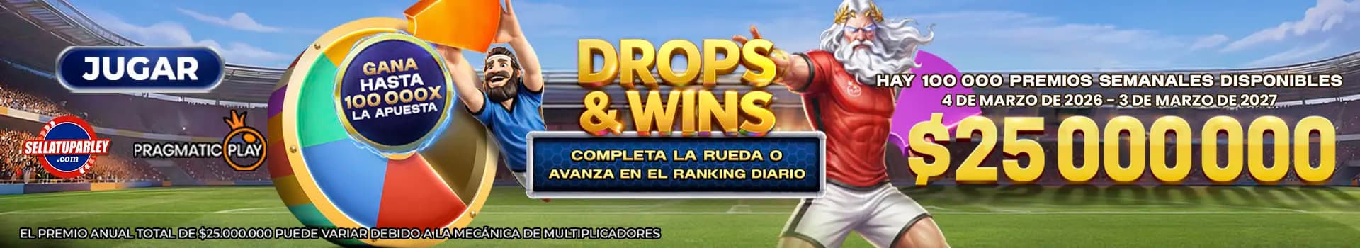 Silder Dropsandwins Pragmatic VEN
